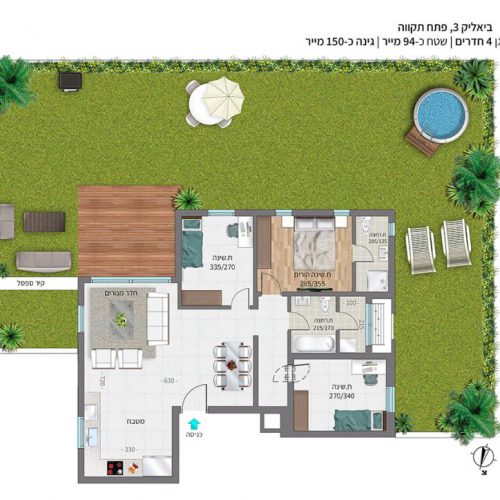 ביאליק-3-דירת-גן-4-חדרים-1024x724